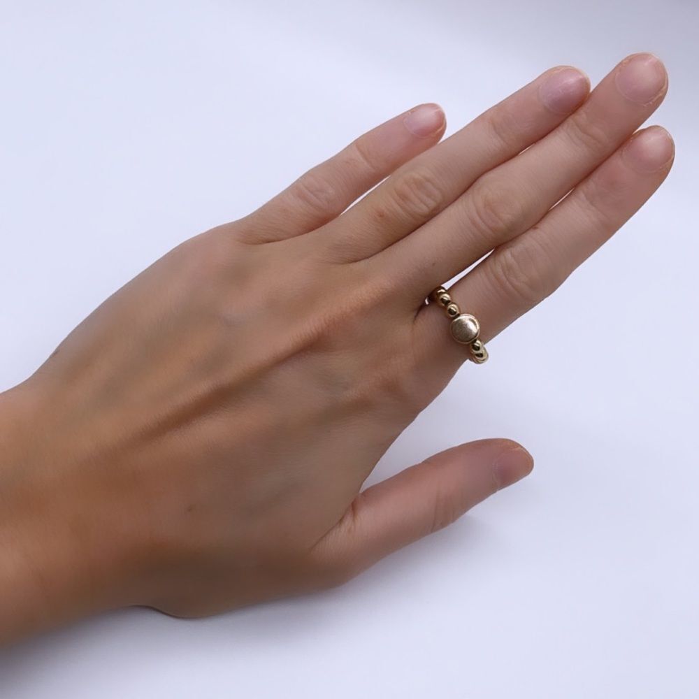 NWT Wool + Pepper Co. Gold Stackable Ring